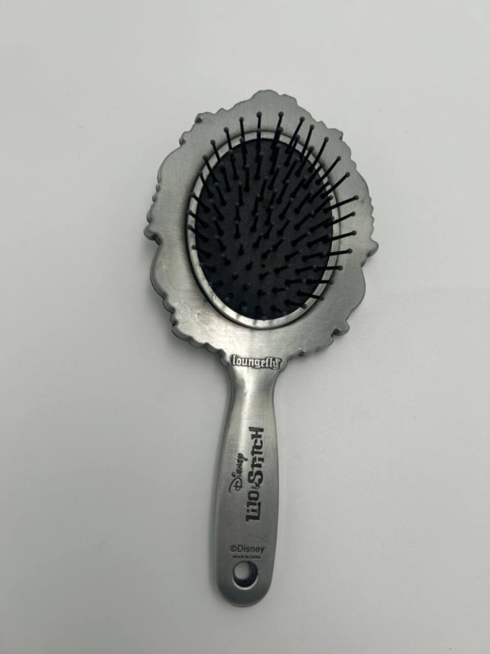 Loungefly Disney Lilo & Stitch Scrump Hair Brush Silver - Picture 2 of 2
